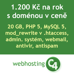 Doporučuji Webhosting C4